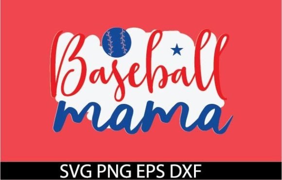 Baseball Mama Sticker SVG Design Review