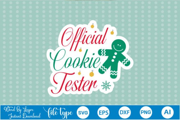 Cookie Tester Sticker SVG Review