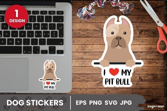 Pit Bull Sticker SVG Printable Review