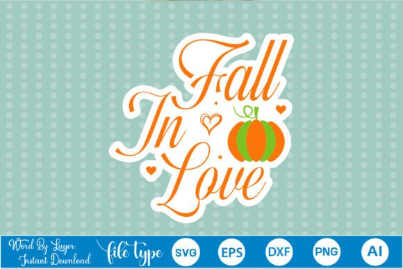 Reviewing Fall in Love Sticker SVG for Embroidery