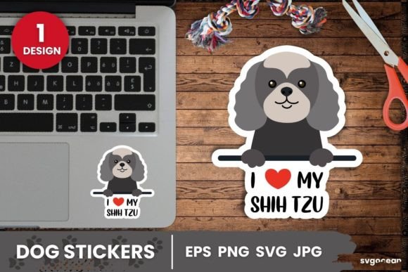 Shih Tzu Sticker SVG Printable: A Designer’s Review