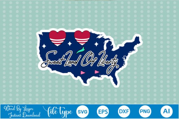 Sweet Land of Liberty Sticker SVG Review