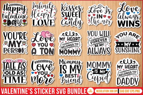 Valentine s Sticker SVG Bundle Review